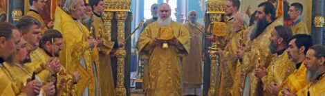 Настоятель храма свв. Жен-Мироносиц сослужил архипастырям Калужской митрополии